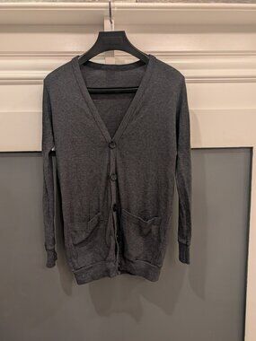 American Apparel dark grey cardigan